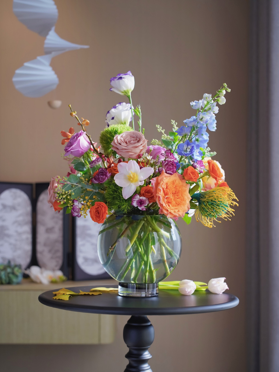 年度9图98|我的最受欢迎的混合插花花束 感谢一年的相伴～ 能与大家