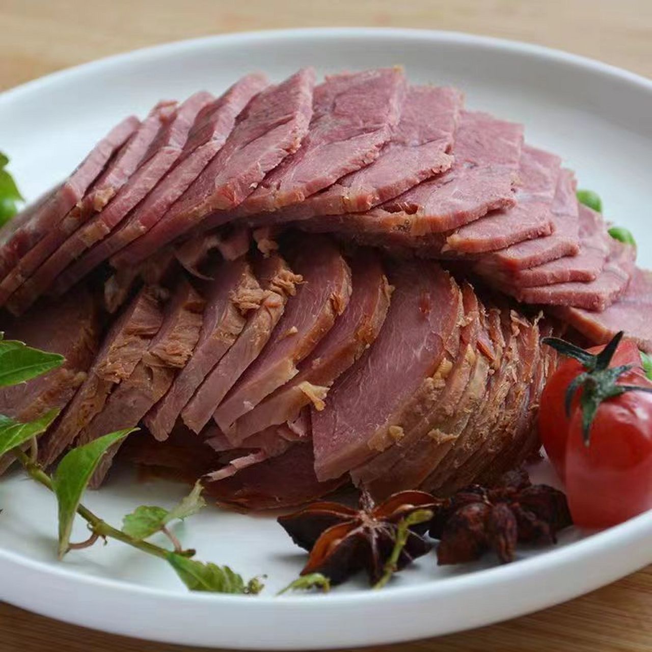 现卤熟牛肉真空包装开袋即食手撕美味零食!