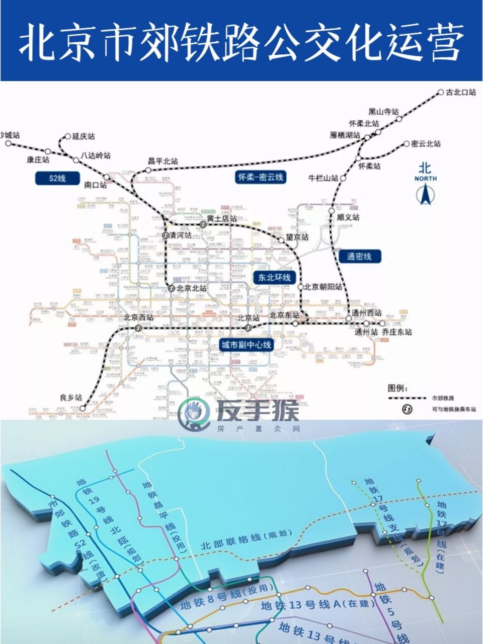 北京市郊铁路东北环线未来将公交化运行 市域(郊)铁路城市副中心线
