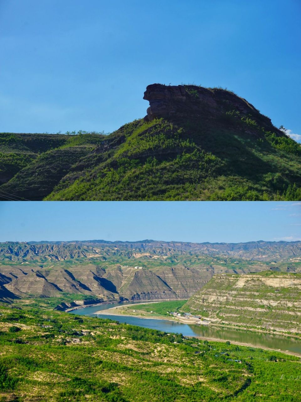 九曲黄河第一湾|乾坤湾 乾坤湾景区距西安市396公里,距延安市79公里.