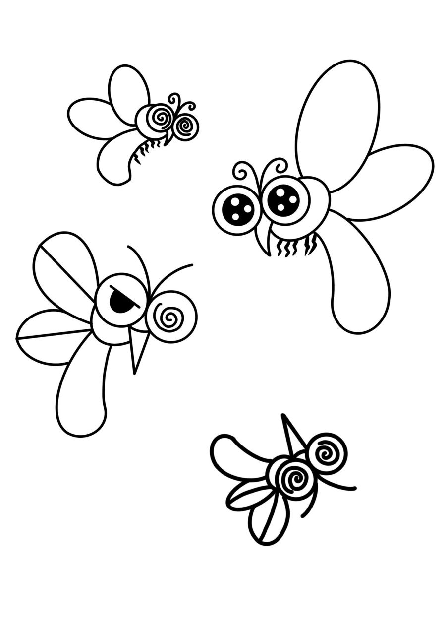 蚊子创意画,夏日灭蚊创意美术 儿童蚊子创意美术,蚊香灭蚊简笔画