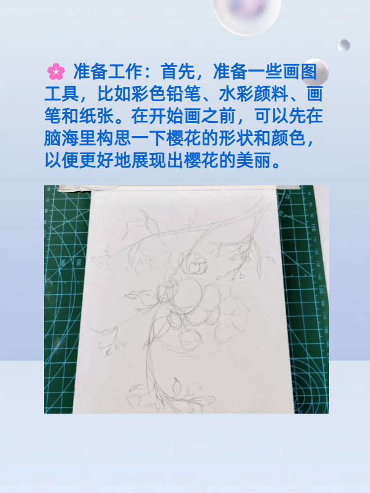 樱花怎么画