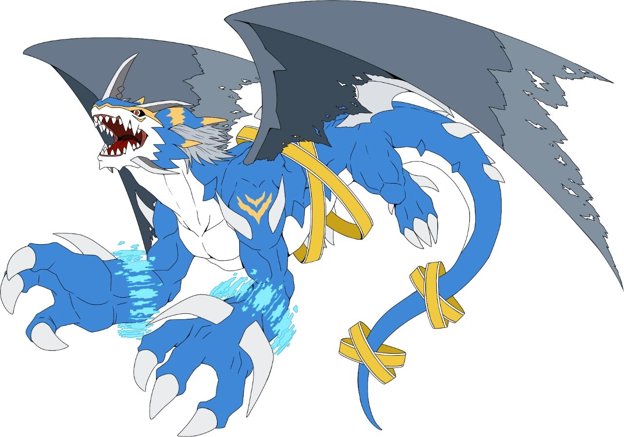 原创数码宝贝v仔兽进化 补全了xv线的完全体和究极体