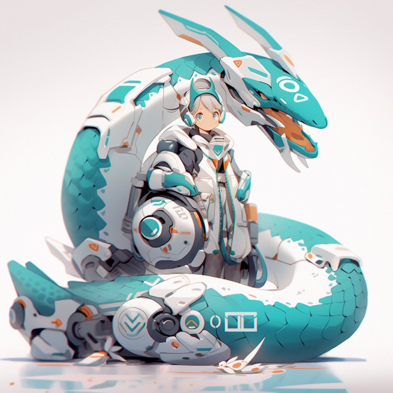 机甲龙| 蛇 |女孩| q版