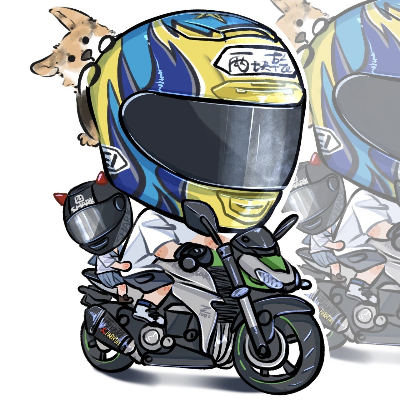 可私用|q版机车头像合集 有姐妹说翻找有点麻烦,俺整理了些最近可以