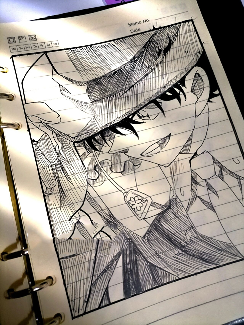怪盗基德画好啦! 第三张好像毁了