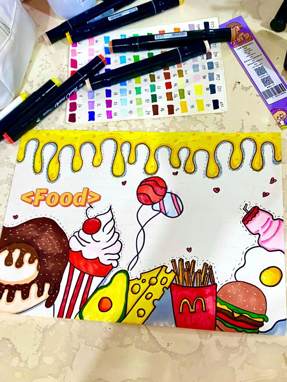 美食小报/美食手抄报/美食节手抄报