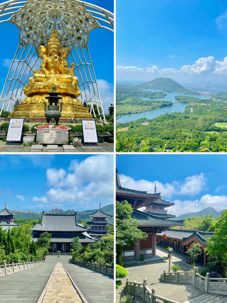 深圳海拔最高的寺庙大华兴寺,附攻略地图 73此次路线:马峦山郊野