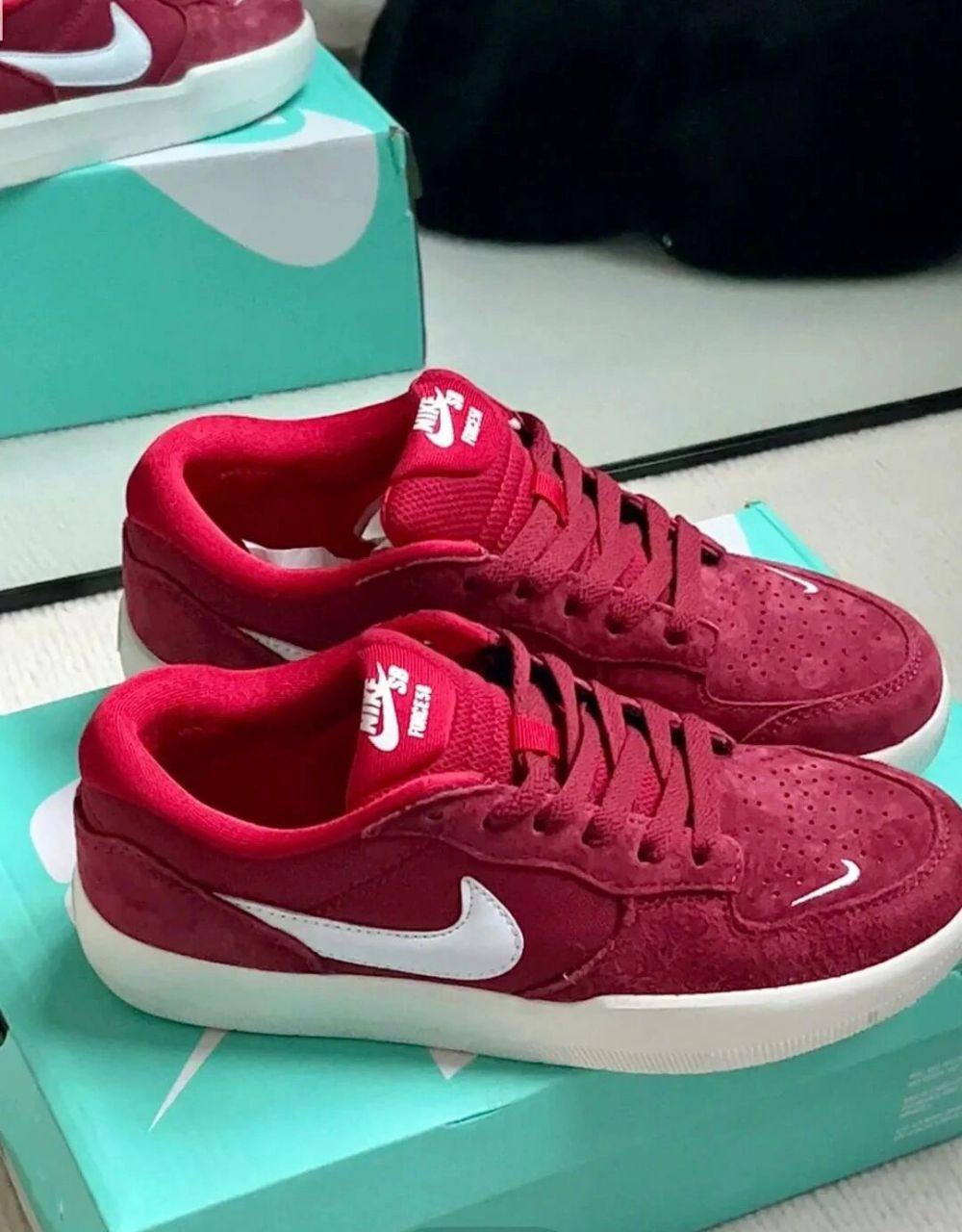 nike sb force58 酒红色97上脚 被酒红色征服的夏天99 nikesb