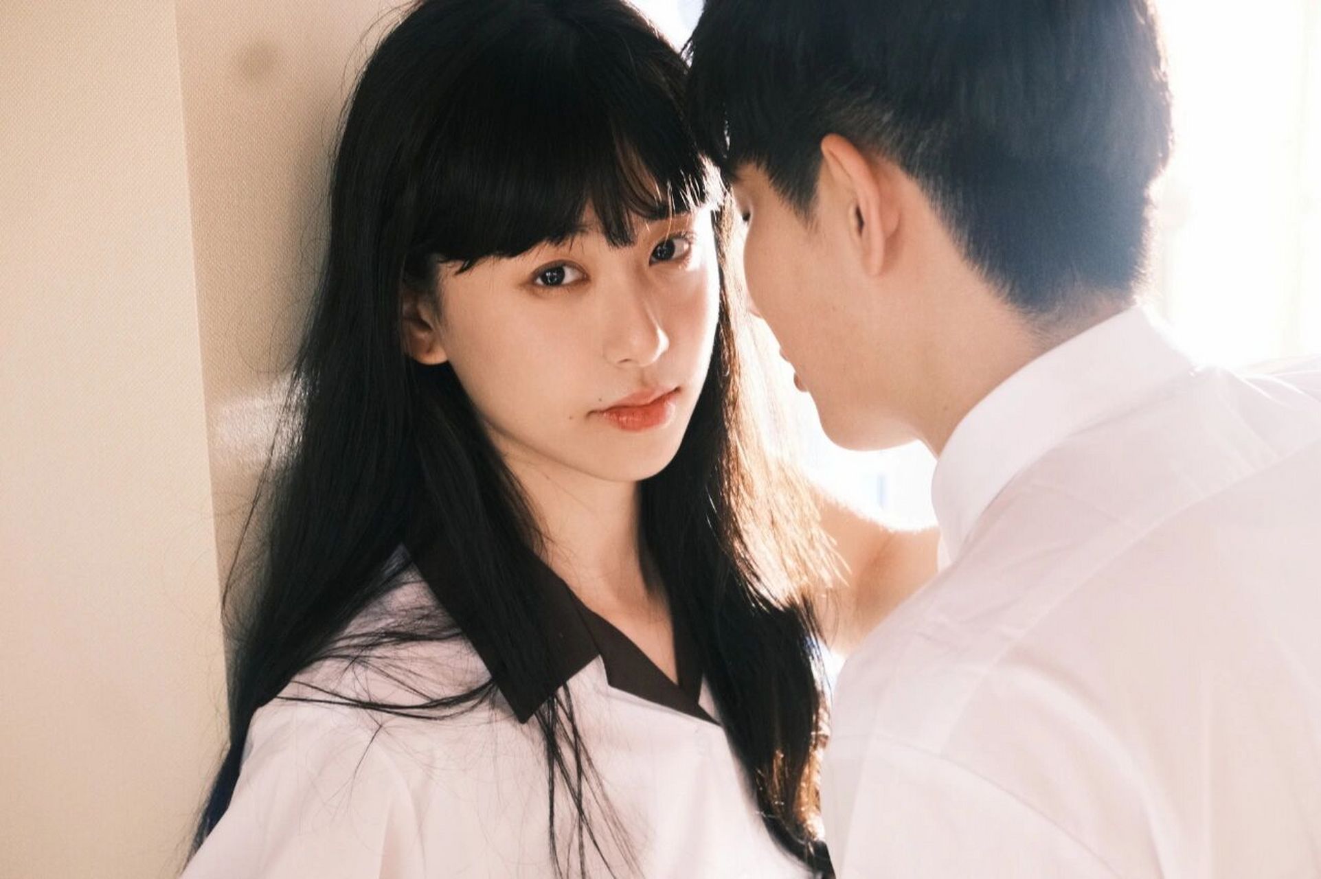 像偶像剧的超甜壁咚日系情侣写真|富士直出 夏天都过去了,于是开始发