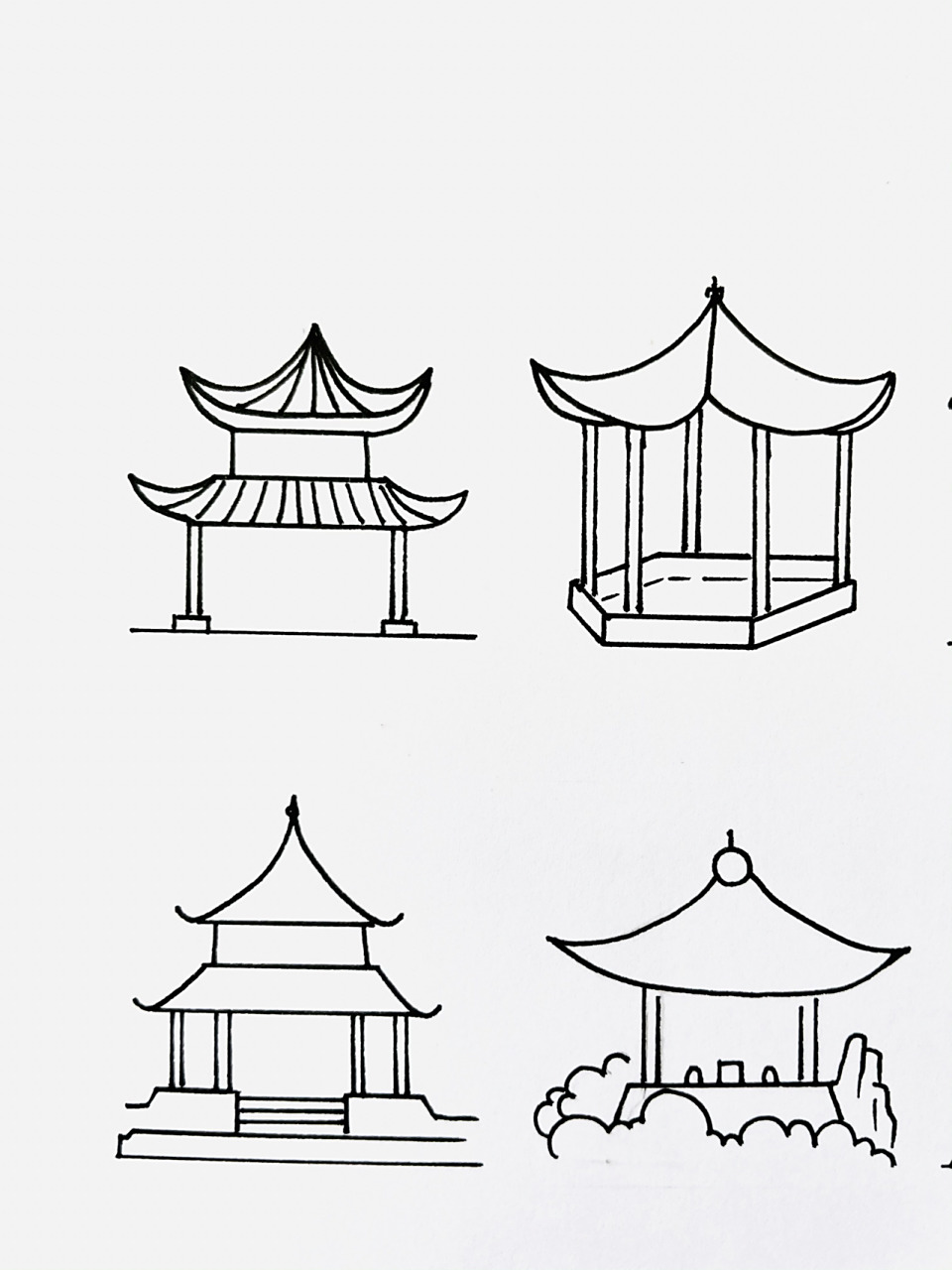 4 . 简笔画教程|黑白ins插画|手帐素材|零基础会