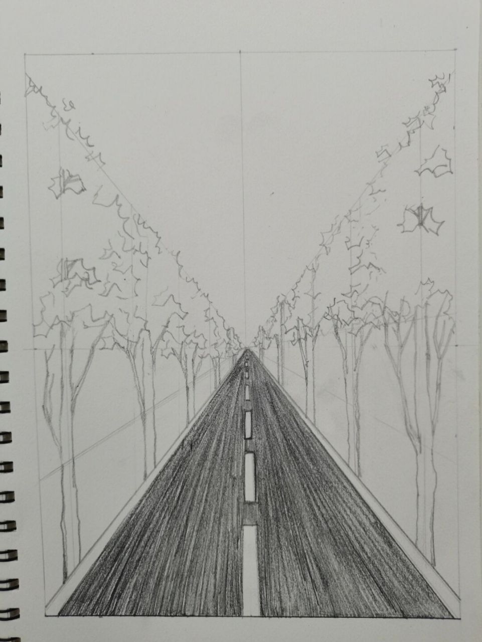 一点透视 回家的路 假期愉快 一路顺风day34 7715一点透视学画