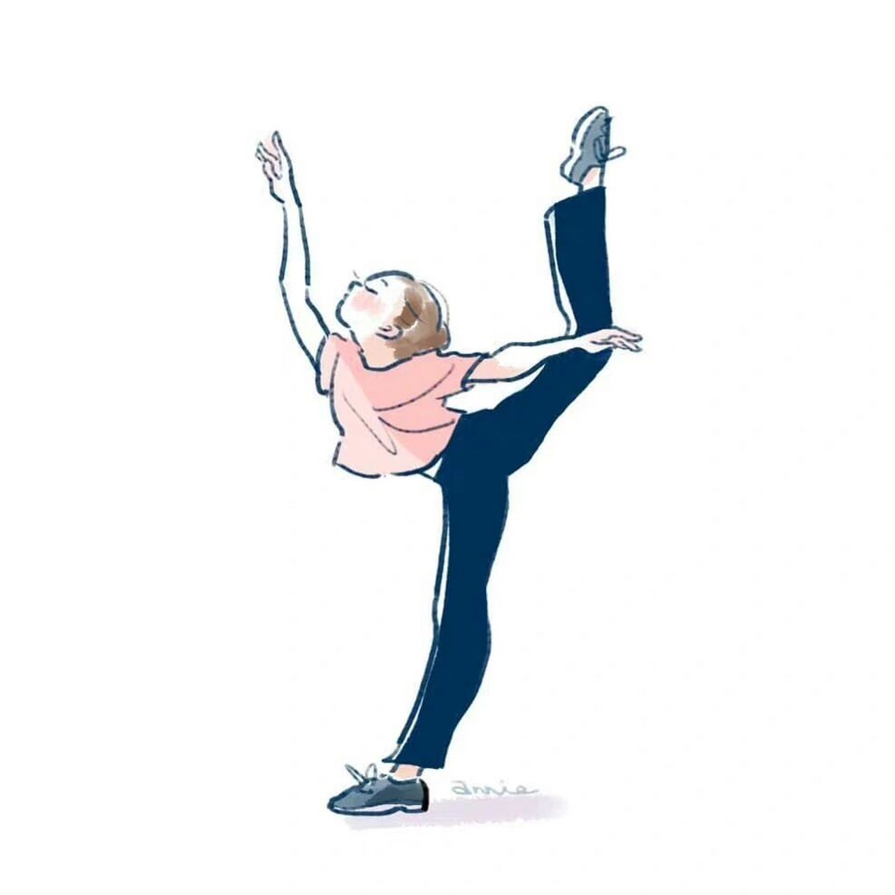 share|舞蹈女孩插画头像壁纸分享 画家:annie