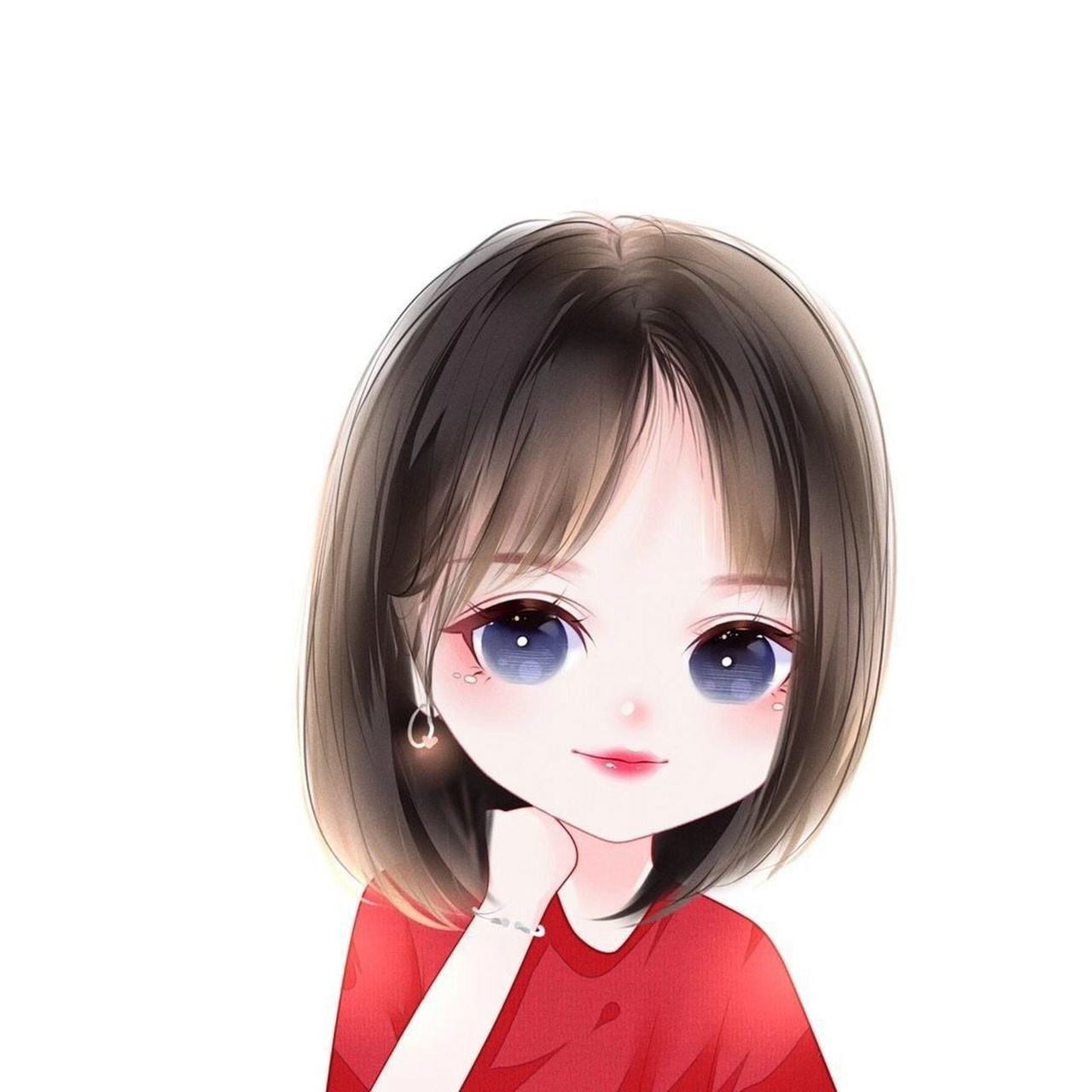 短发女生头像飞享 姓氏头像/手绘头像/女生头像/可爱头像 唯美头像/女