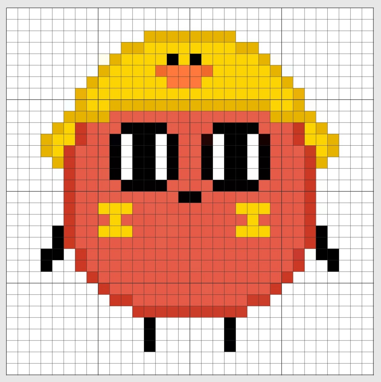 【像素画】红小豆! 这可是王维诗里的红豆～ 画布:32*32