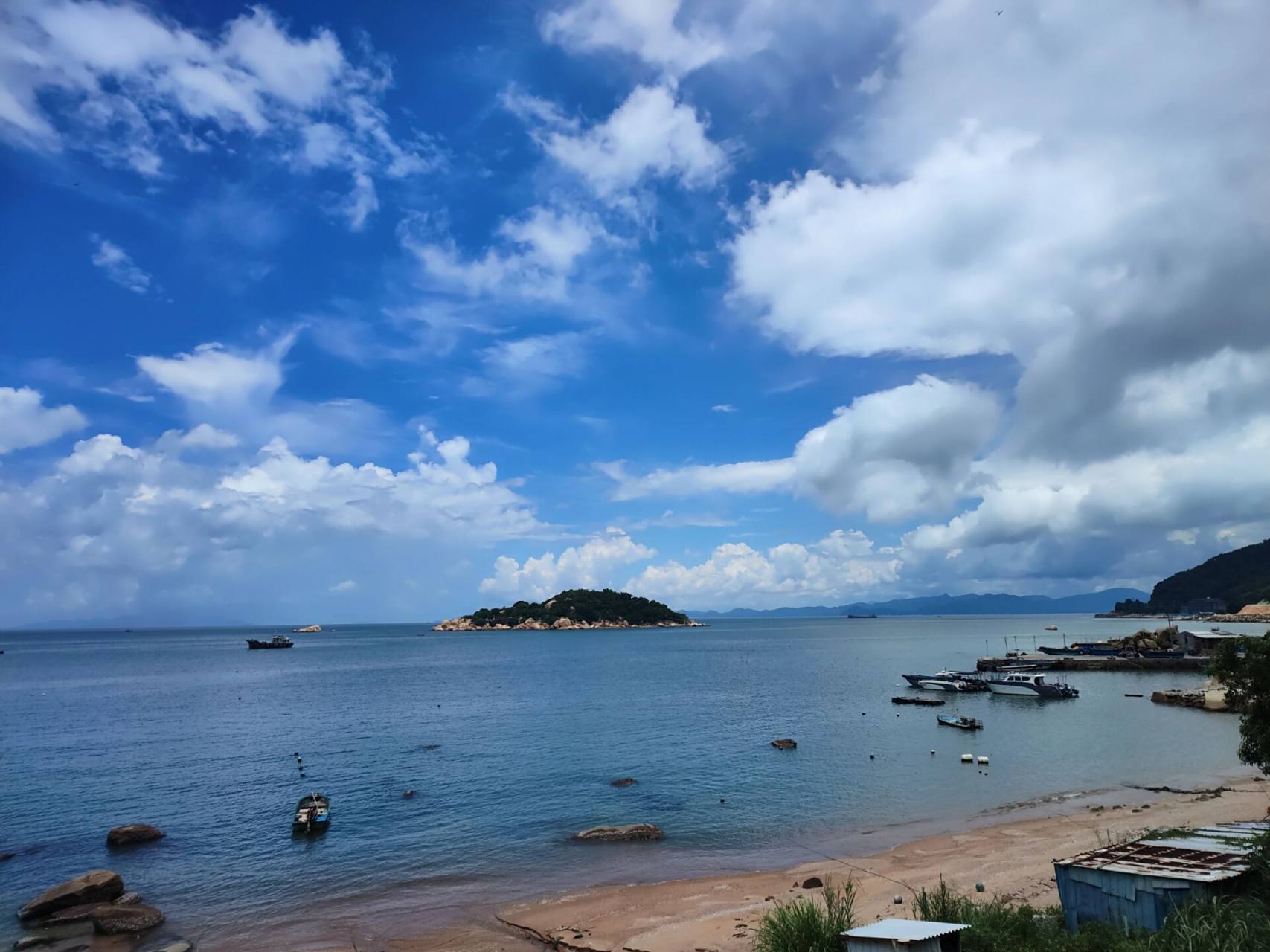 台山海角城广海湾看看蓝天沙滩大海听海浪 舒舒服服又一天 开平开车