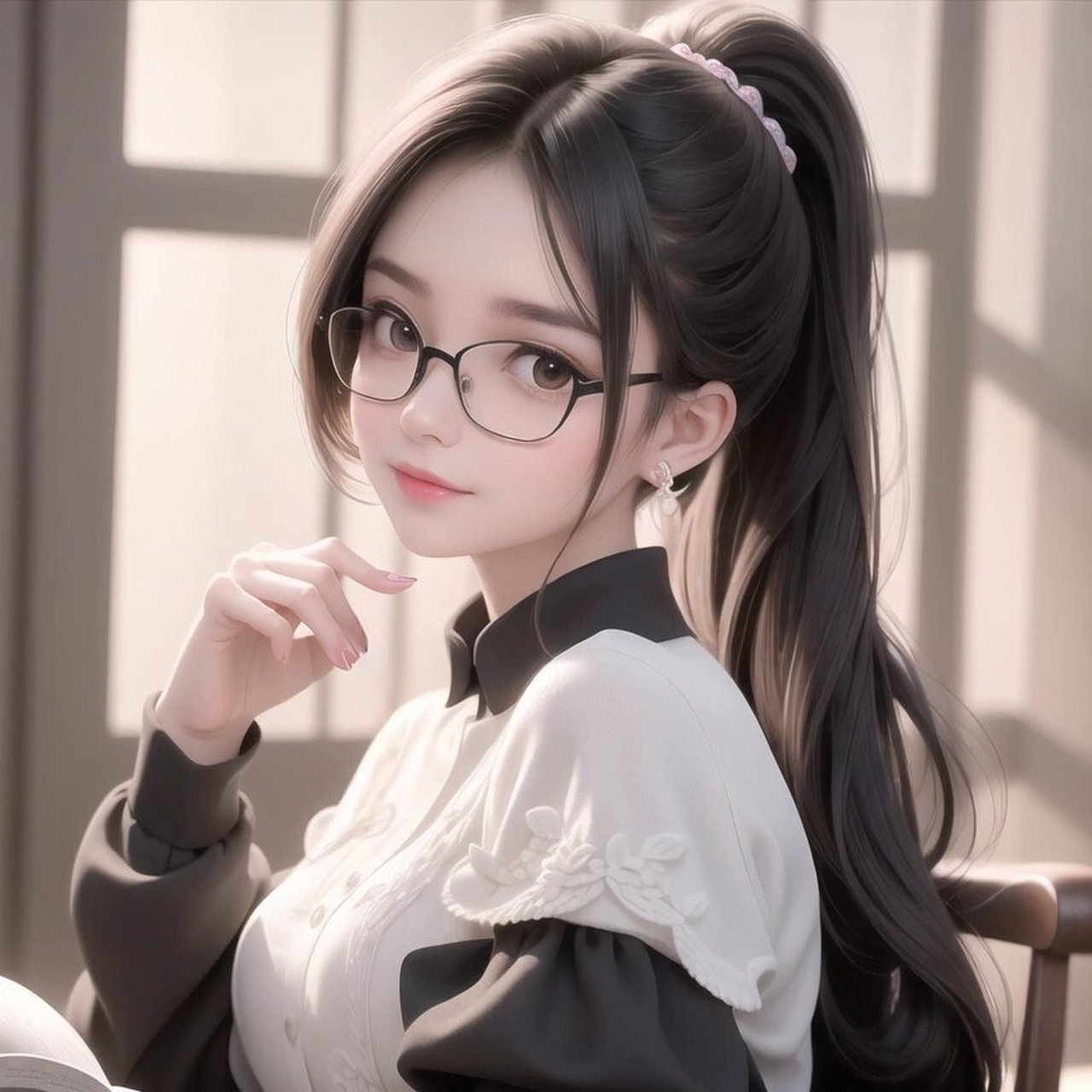 97毕业季197高马尾女孩女生头像 头像原创,97请勿转载97请勿