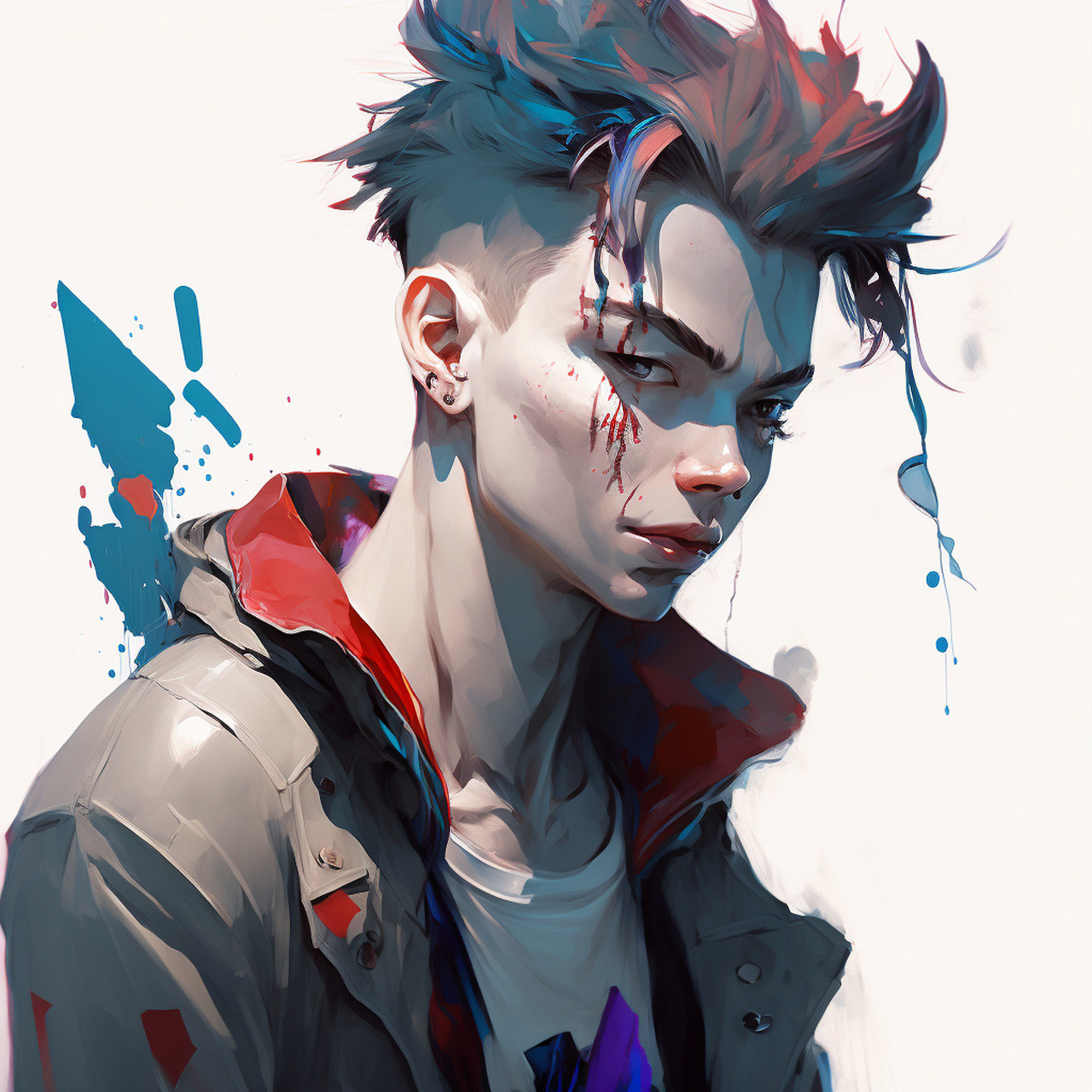 帅爆的小丑头像来了,取图后台滴滴我.