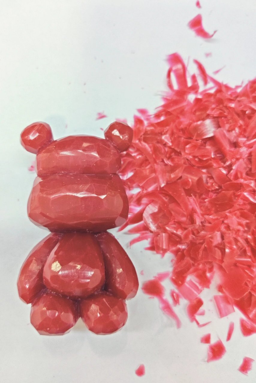 舒肤佳香皂小熊 第一次做感觉还是没有翻车的哈,好喜欢这个红石榴的