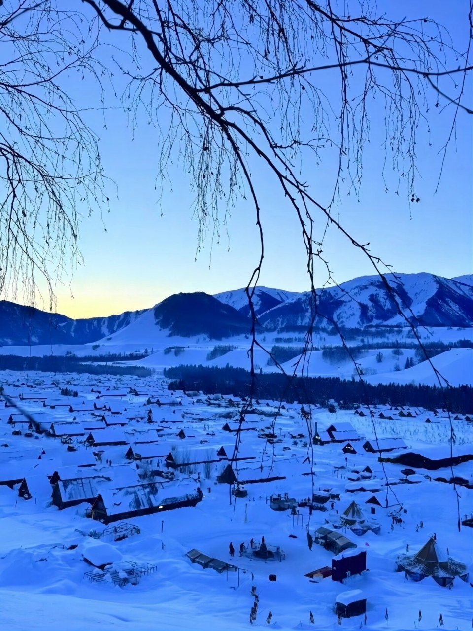 新疆奎屯雪景图片图片