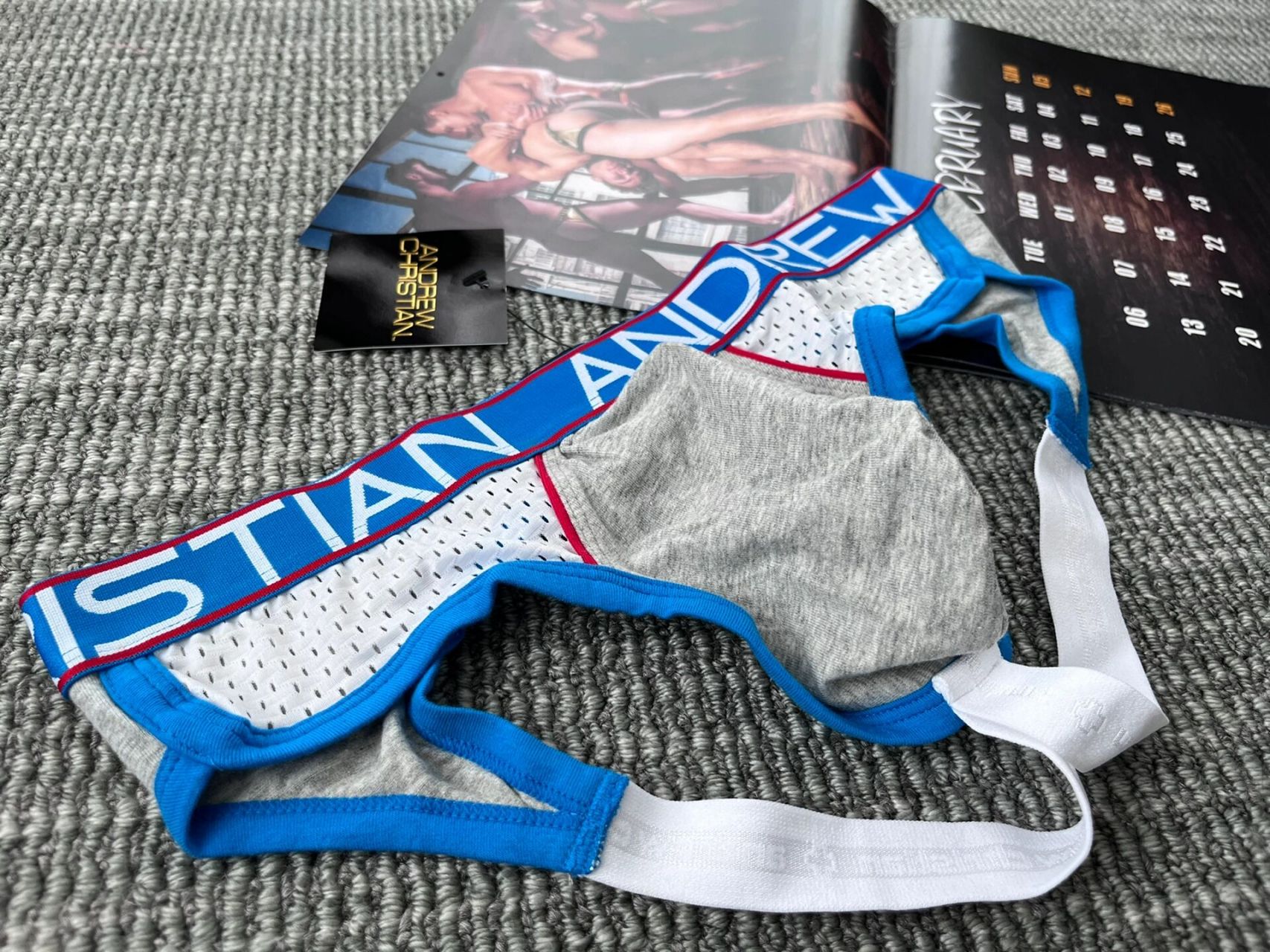 内裤控每日推荐 andrew christian 纯棉复古双丁 almost naked大囊袋