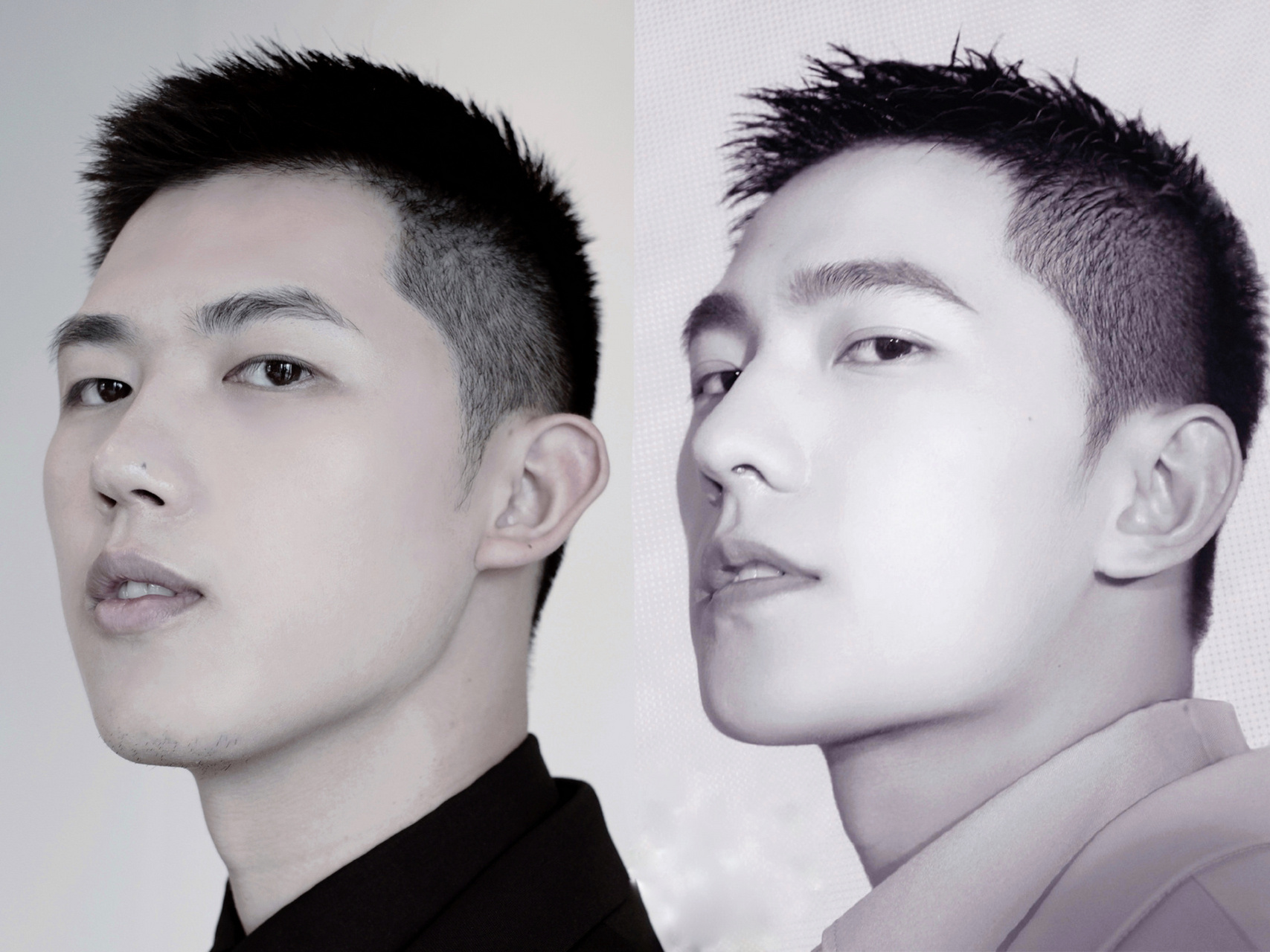 男士发型参考|普通人尝试杨洋同款短发 夏天到了,有时候犯懒,就不想