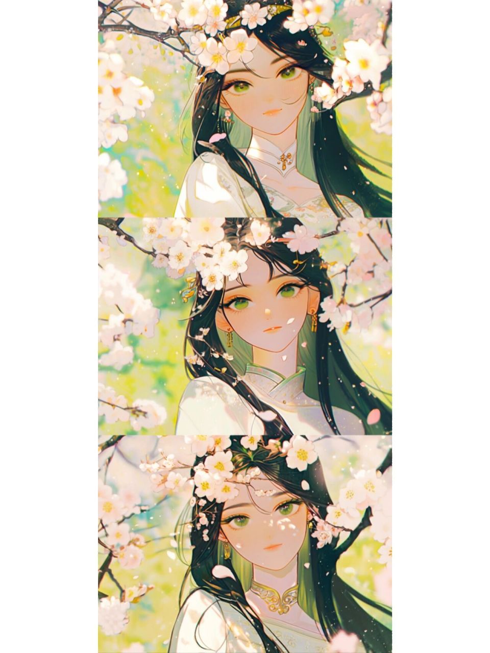 壁纸头像|杏花树下的小师妹 第一张可做壁纸,后两张是头像～ (征集