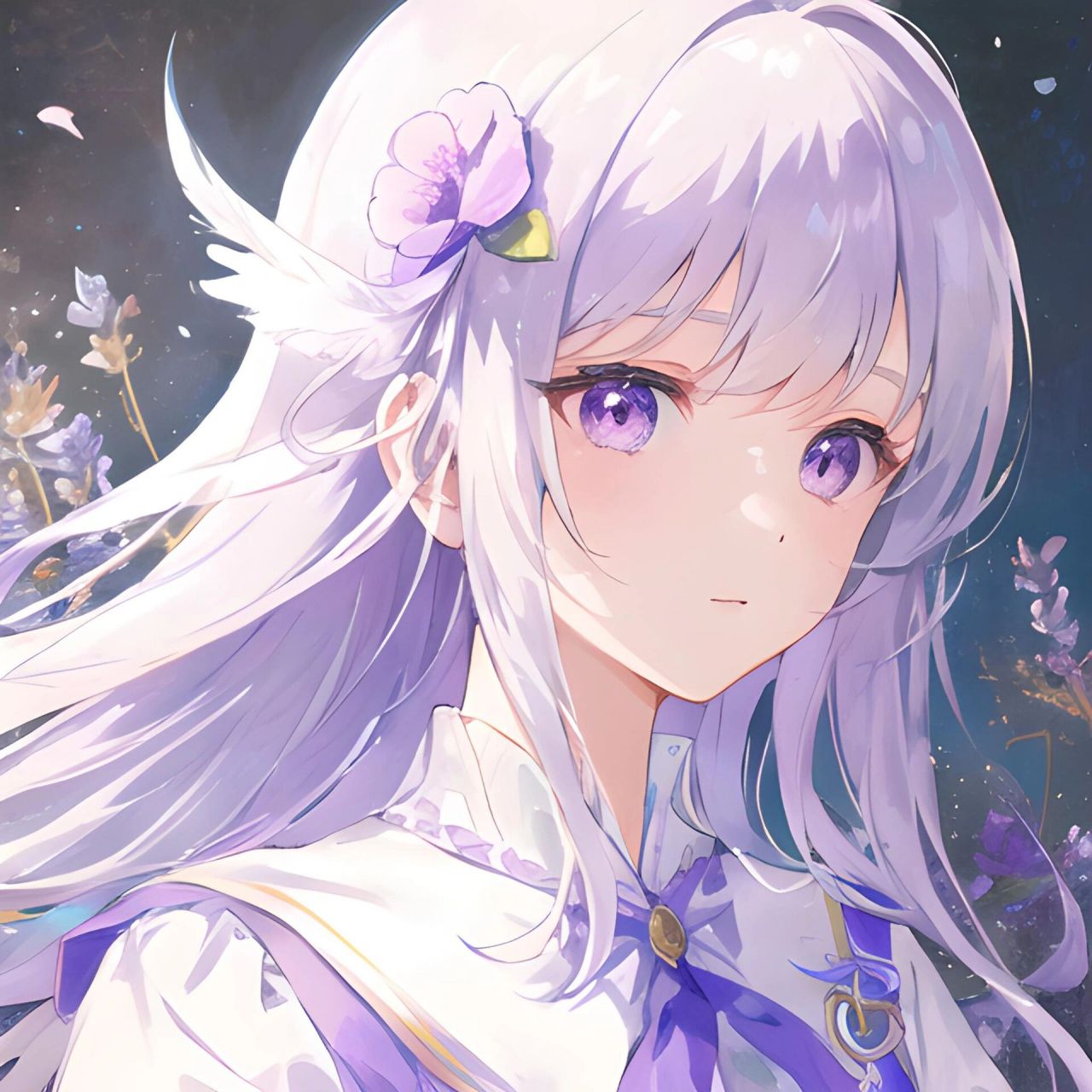 又如一首抒情诗那么优美清幽|紫色系女头         "       投稿人