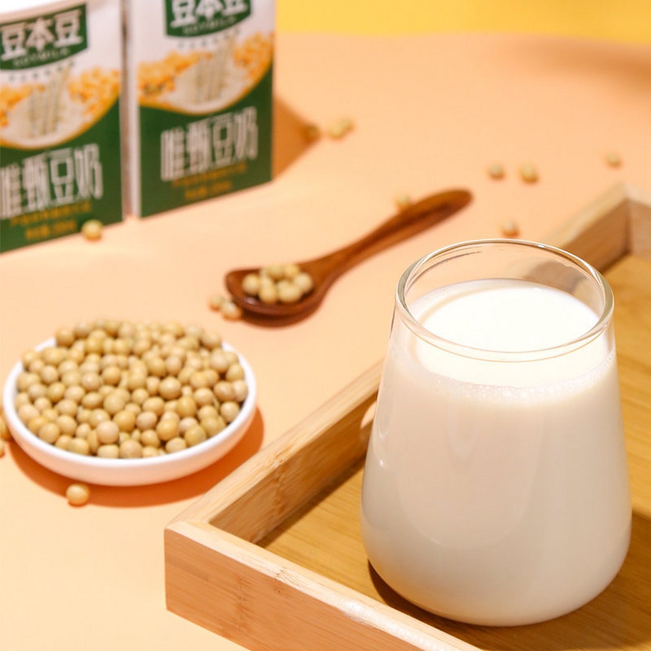 采用东北非转基因大豆,  含丰富植物蛋白,健康好营养,每天喝一瓶活力