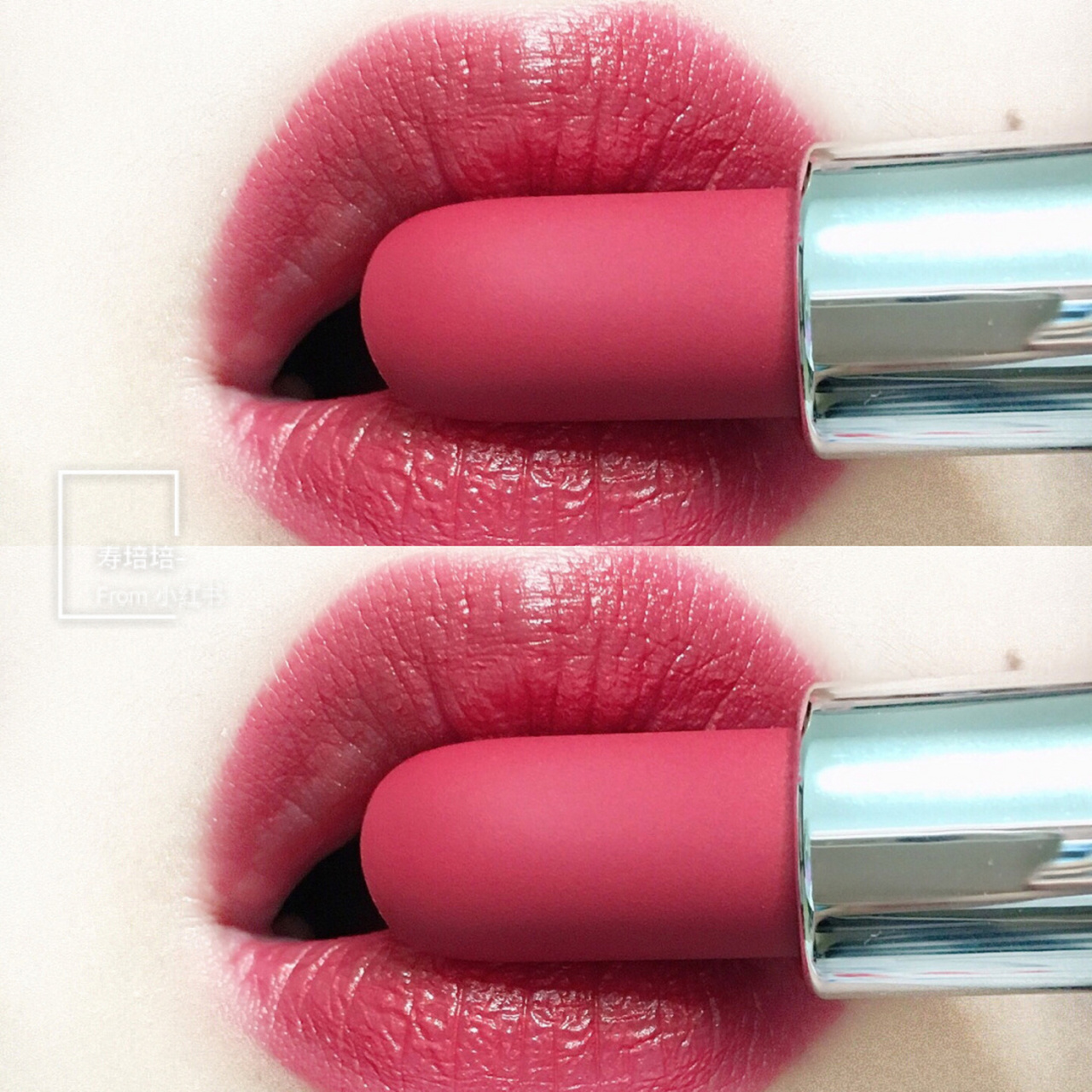 这是一个在橘色和粉色的边缘试探的颜色--赤茶橘96#我的口红日记