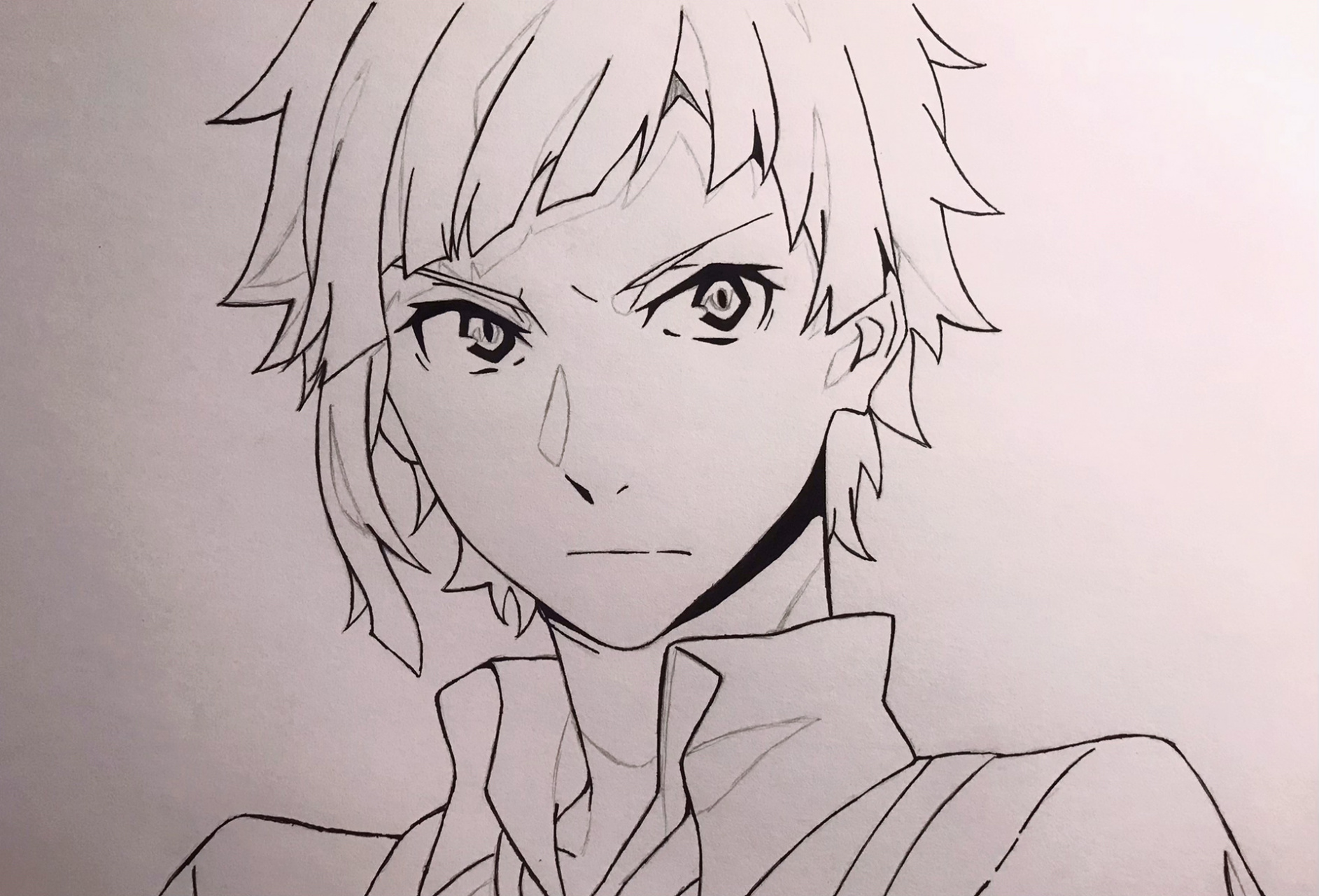 中岛敦临摹    是敦敦小可爱