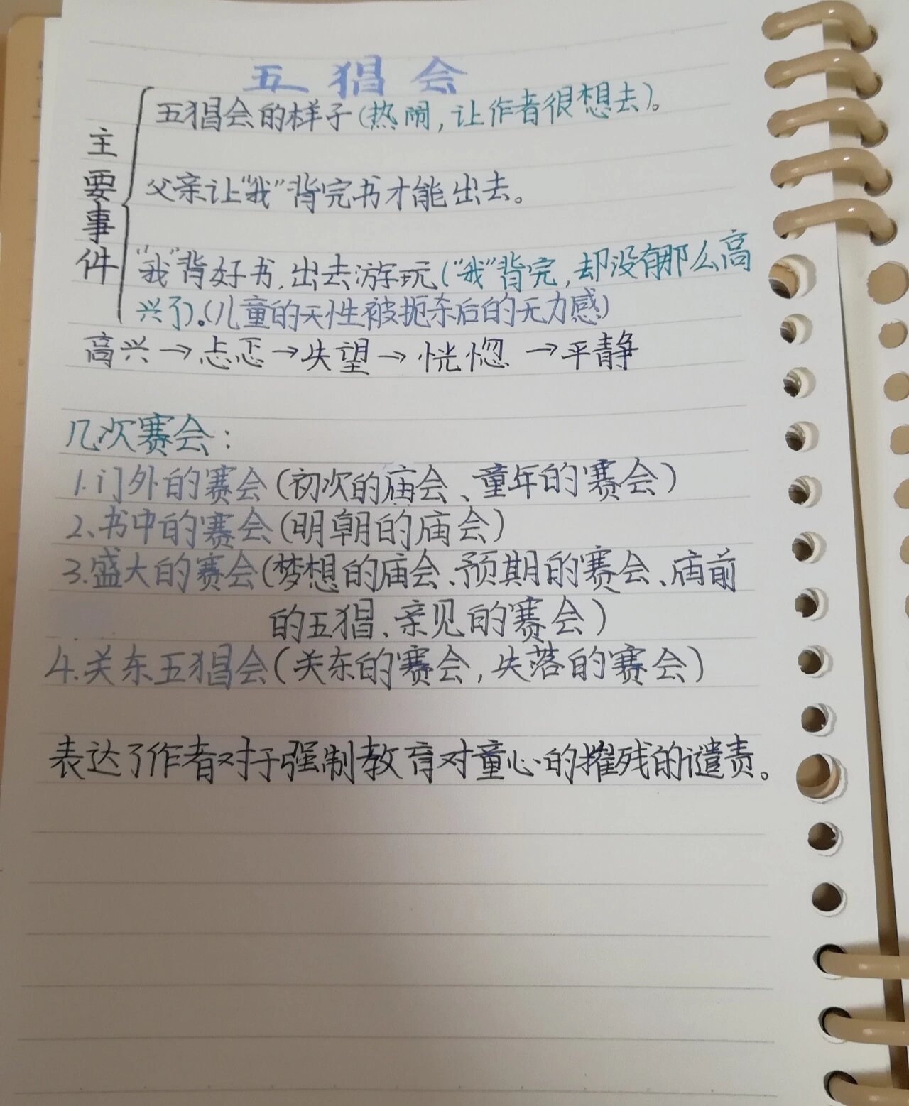 五猖会父亲简笔画图片