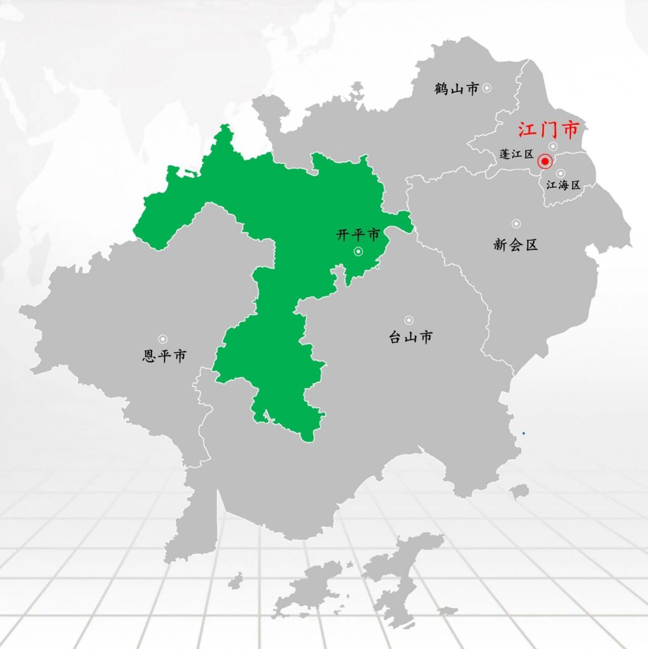 市·开平市美食特产75种 2街道:三埠街道,长沙街道 1管理/高新/经济区