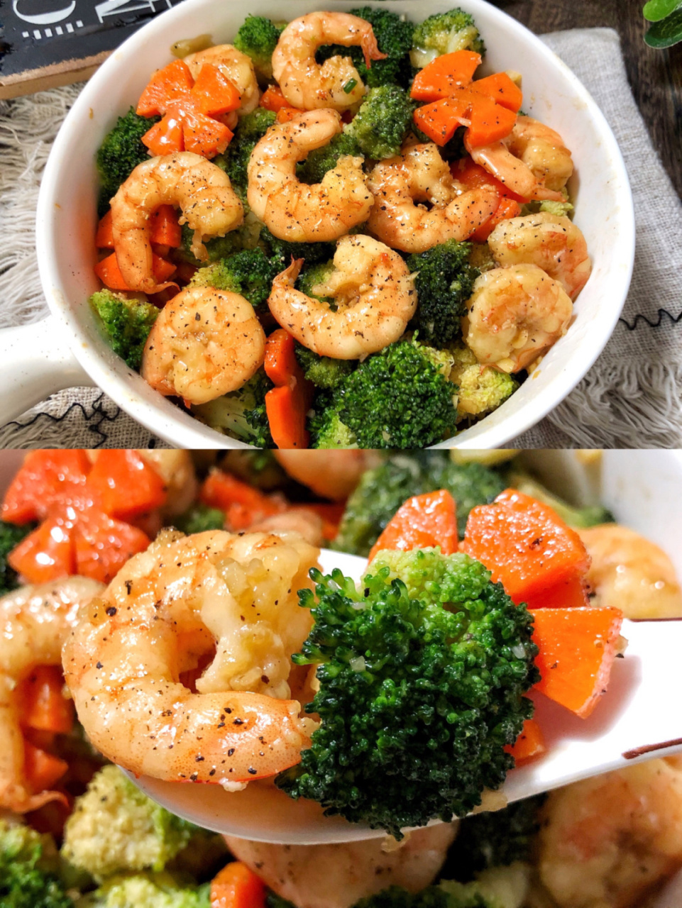 春天真的来了,今天跟大家分享的这道好吃不胖的西兰花胡萝卜炒虾仁,真