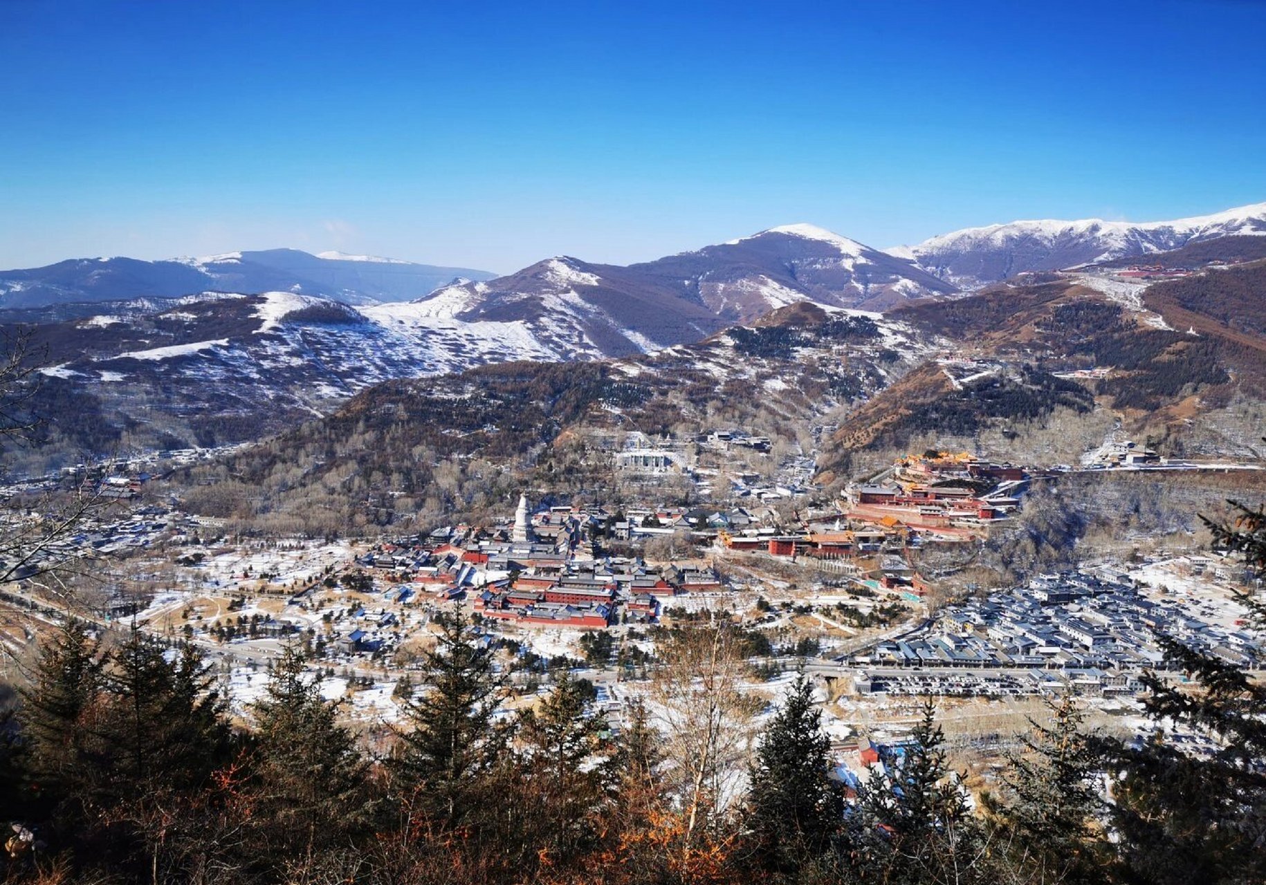 7815五台山雪景|下过雪的清凉山更好看05 7615已经进入2021