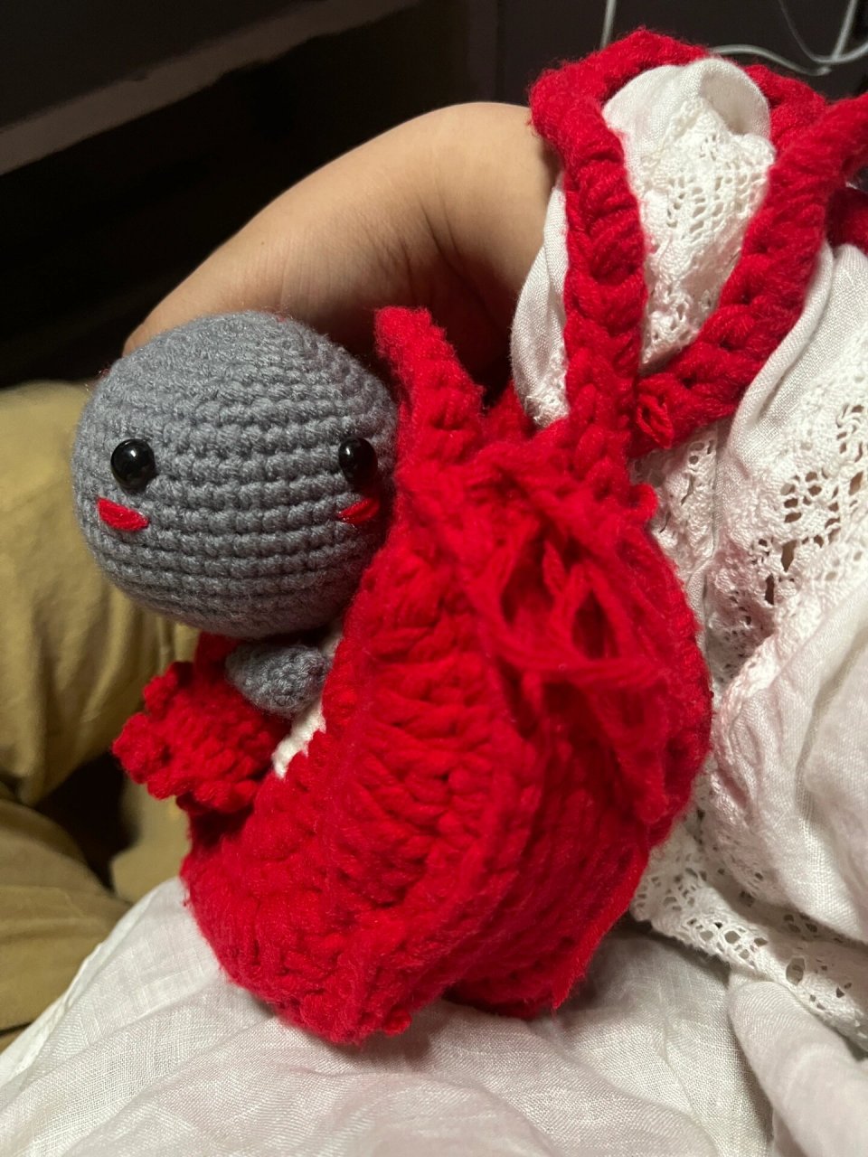 华晨宇黑煤球 华晨宇黑煤球娃娃 钩针黑煤球  可以带去演唱会 客单