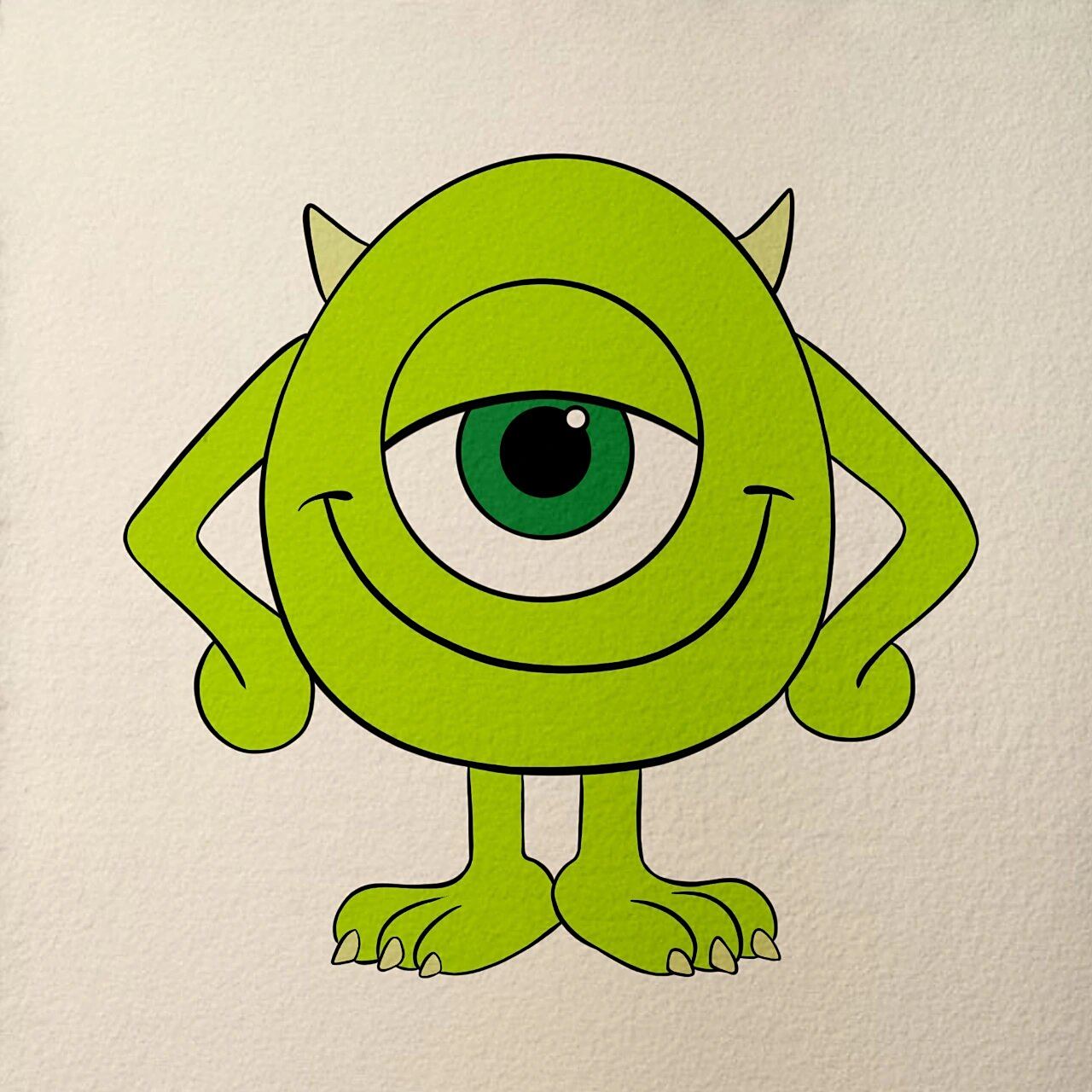 简笔画7815大眼仔7815 "我相信若热切祈祷,能够给他人展示我