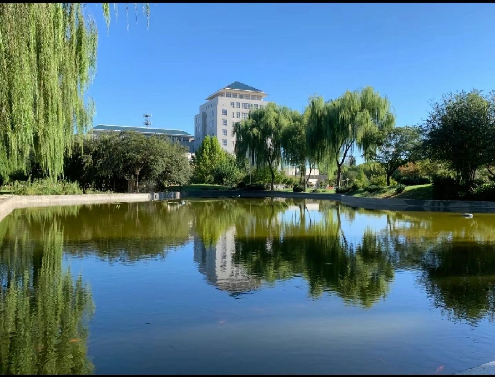 保定学院风景图片