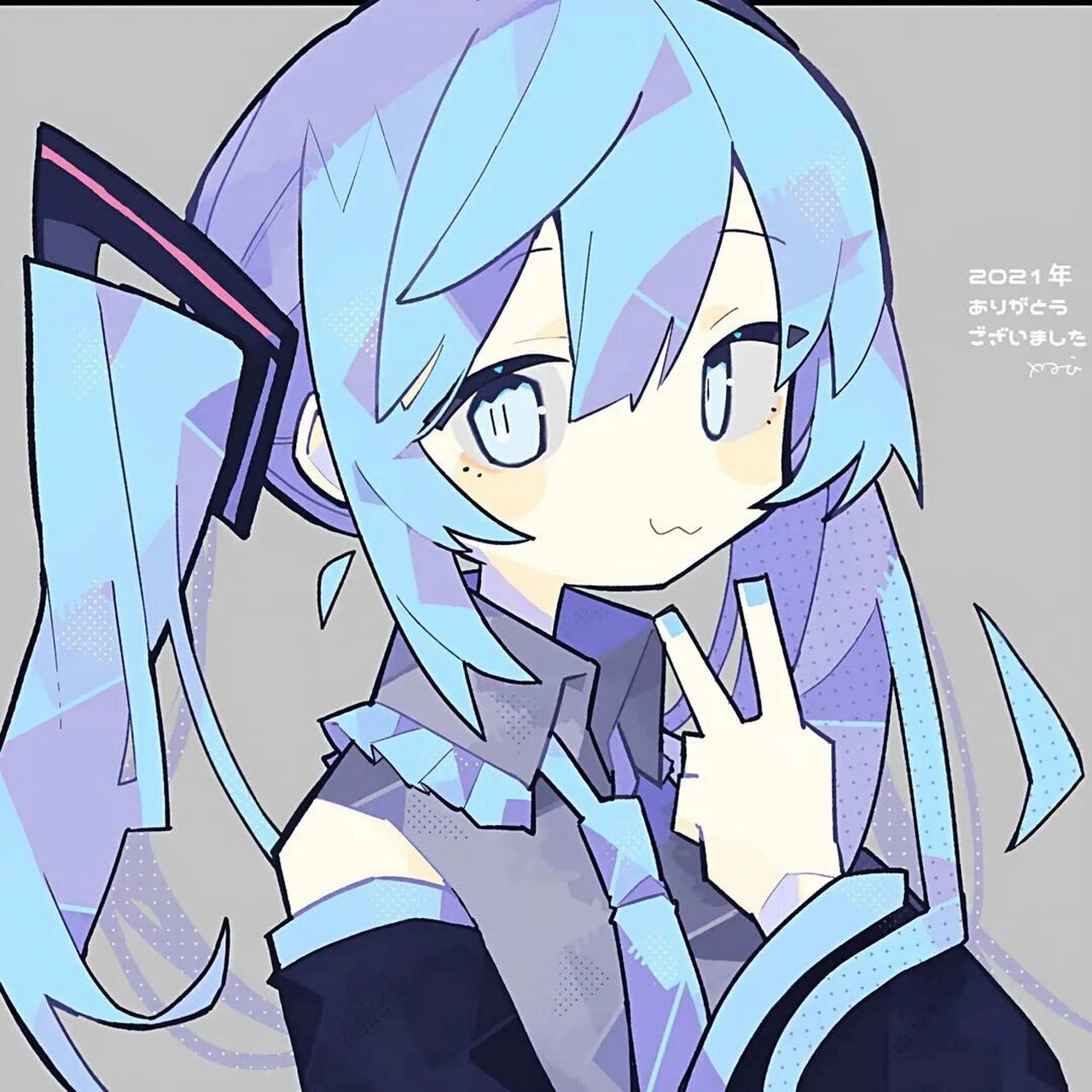 初音未来动漫头像第三弹 miku