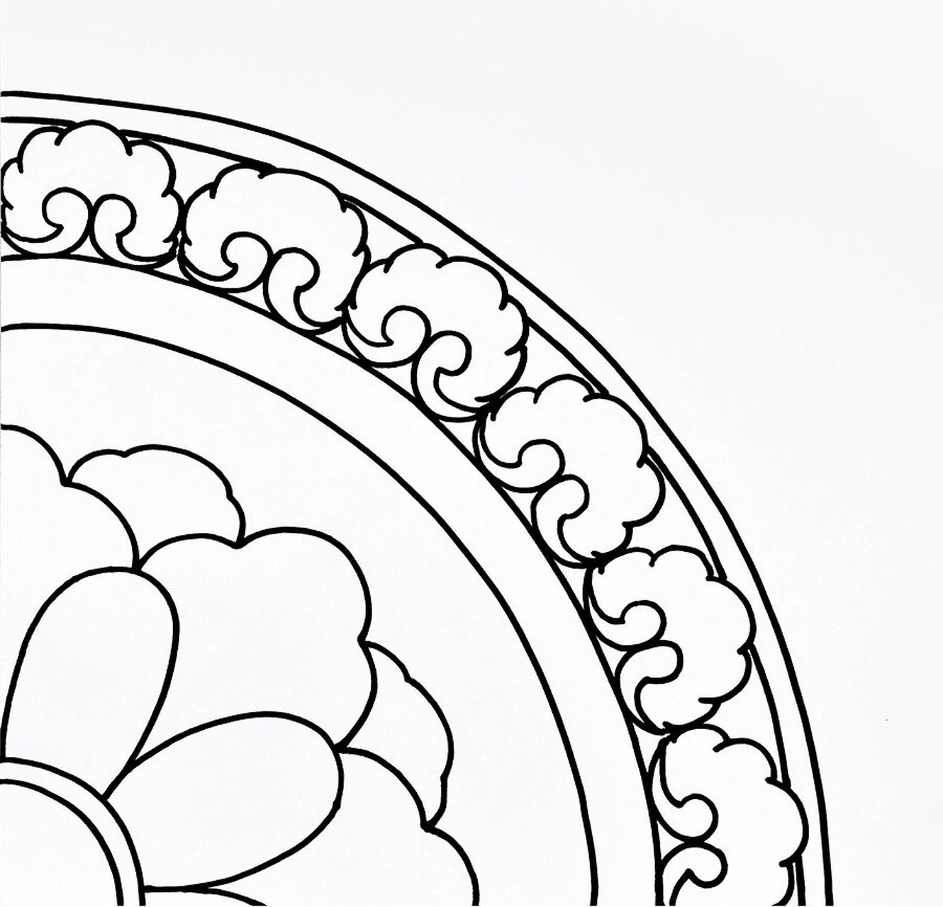 儿童画教程|彩绘天穹之敦煌藻井 【教学重难点】 1.