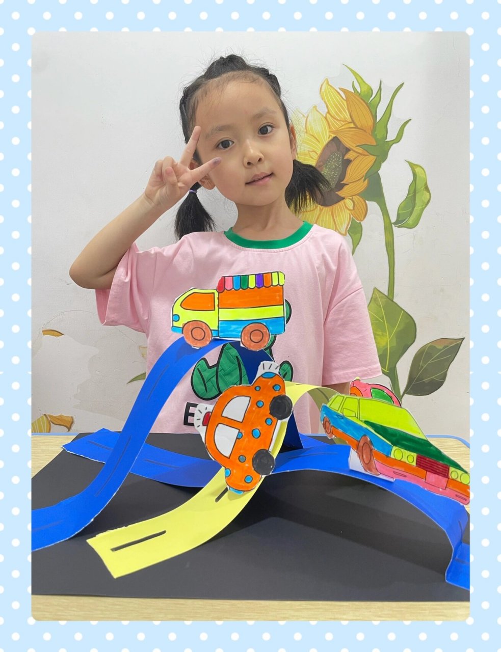 幼儿手工制作《立交桥》