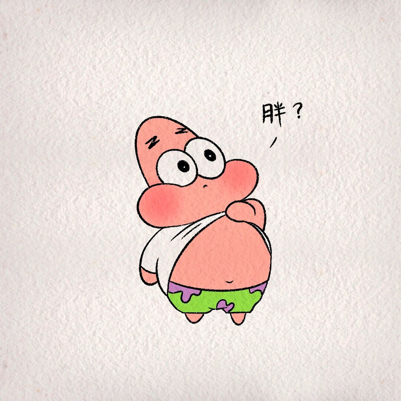 (另附绘画教程) 我这叫可爱到膨胀 工具:ipad pro 软件:procrate 笔刷