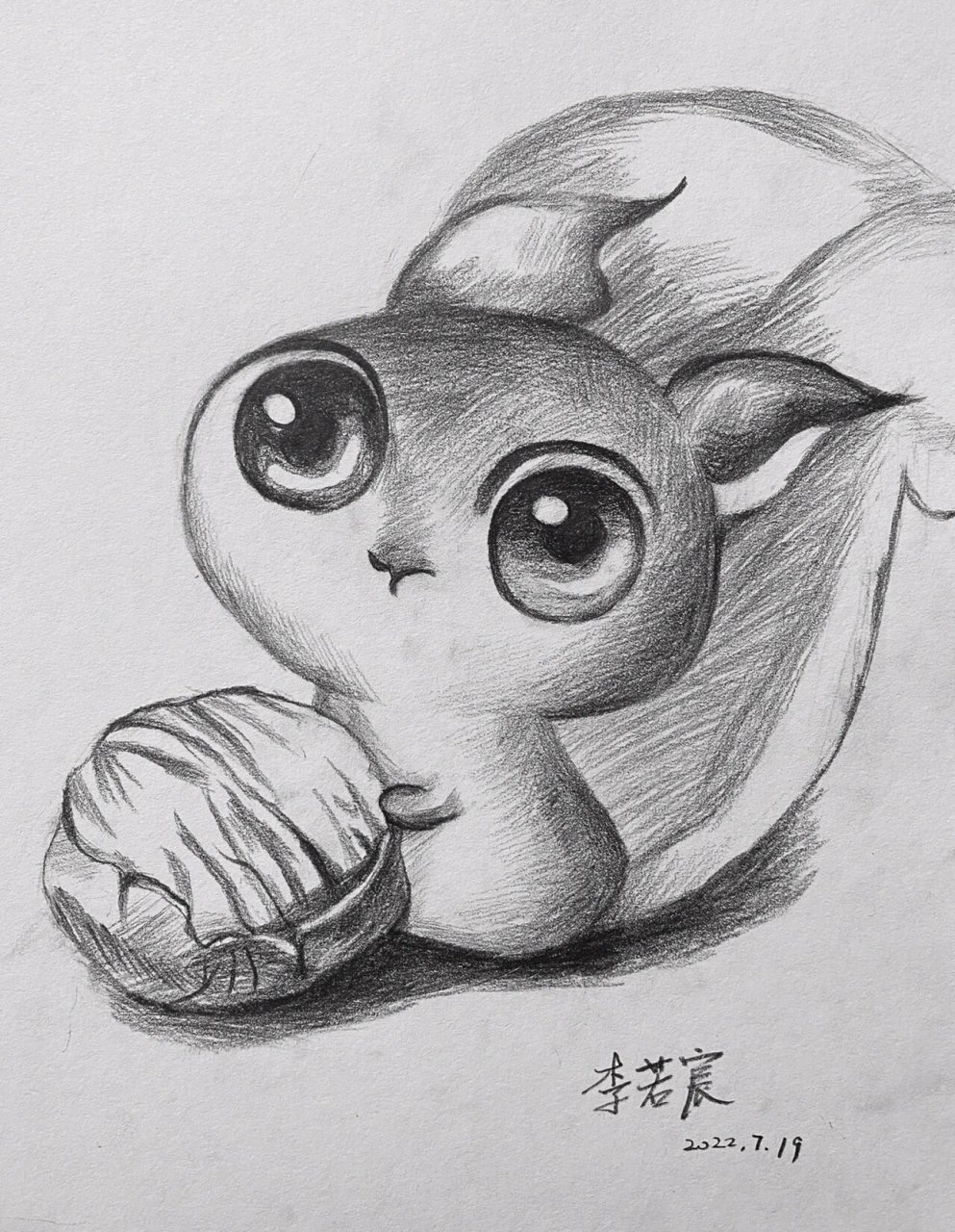 初一小朋友素描绘画 初一孩子素描绘画