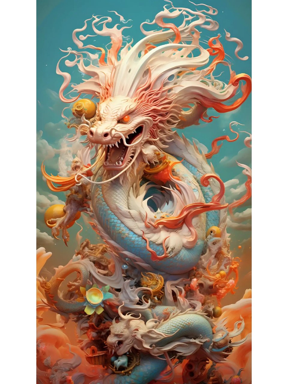 精美龙图腾壁纸