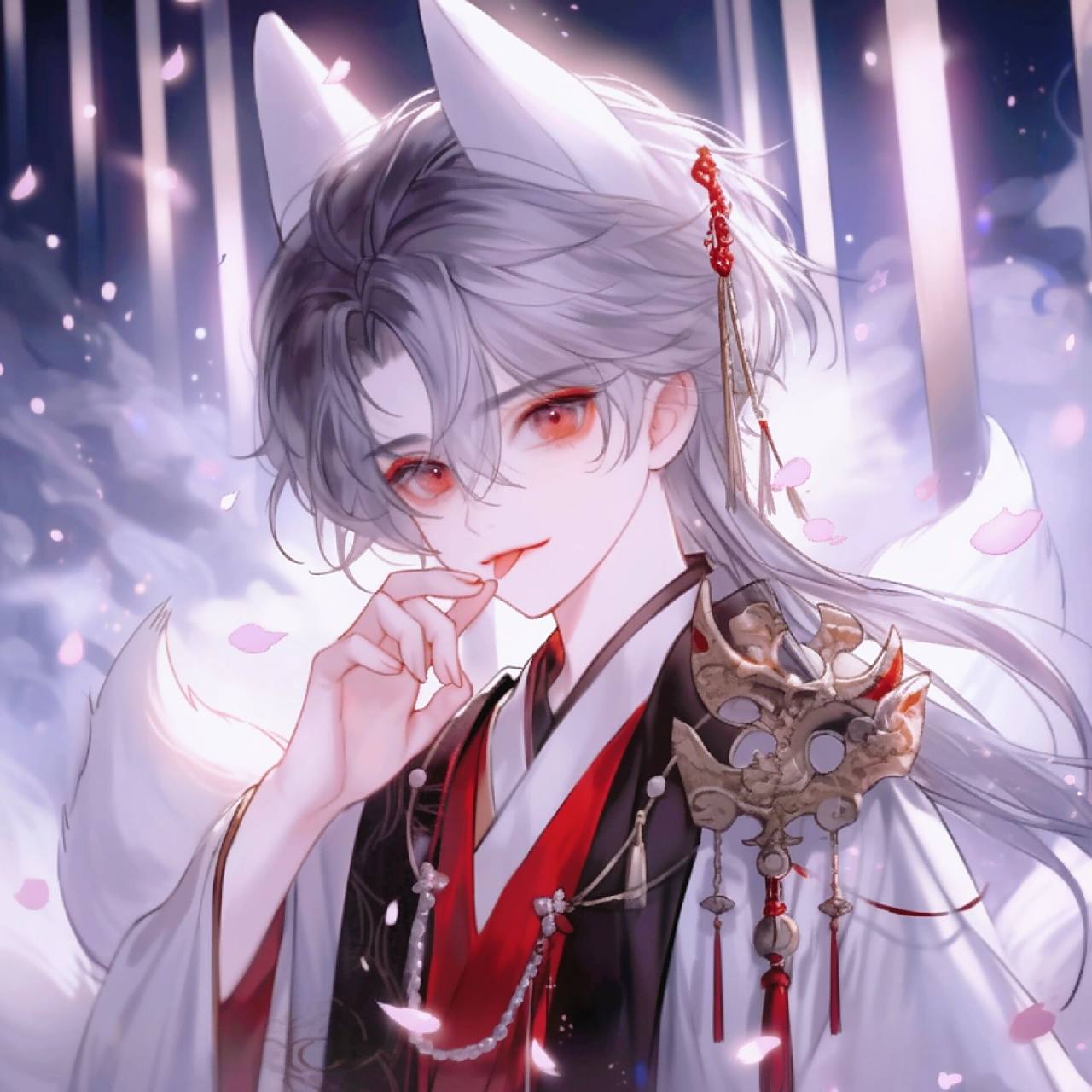 二次元男生头像·可爱的狐族少年