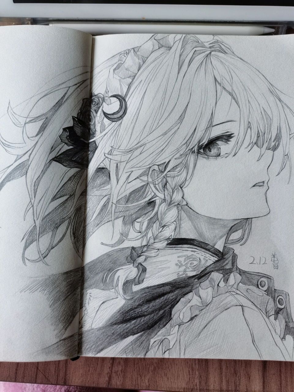 用自动铅笔画太顺滑!这张可以打80分吗