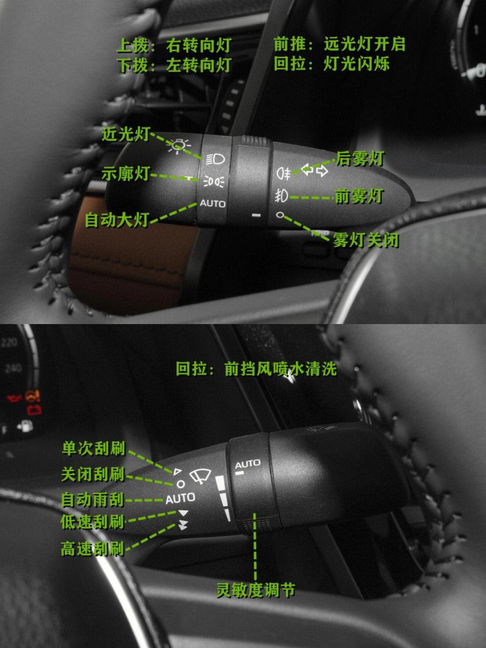 凯美瑞车内灯开关图解图片