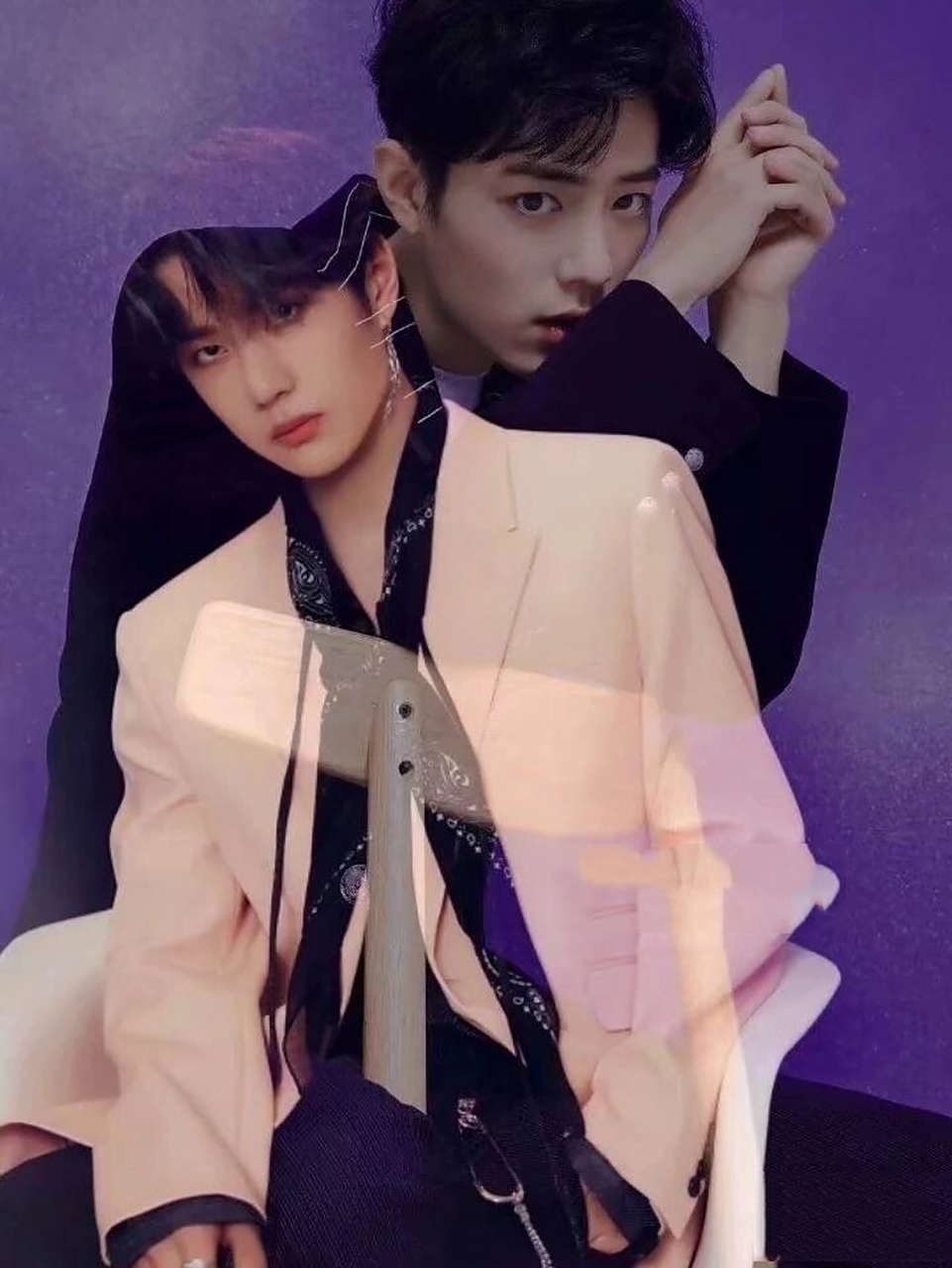 王一博和肖战图片