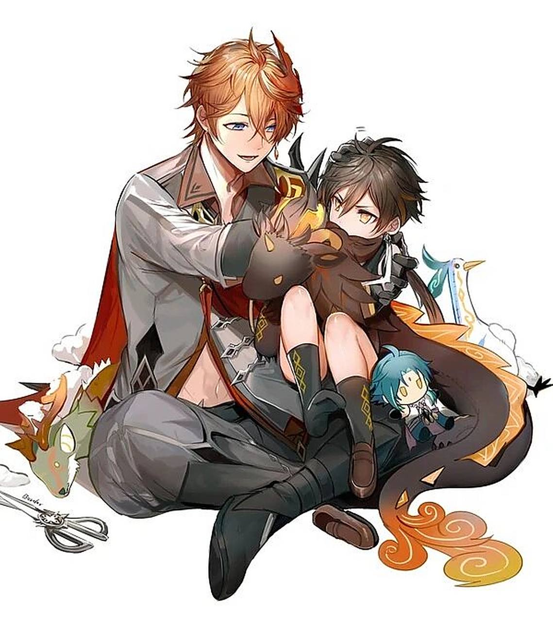 【公钟】养成什么的最有爱了~ 原神搬运工,图侵删02020202