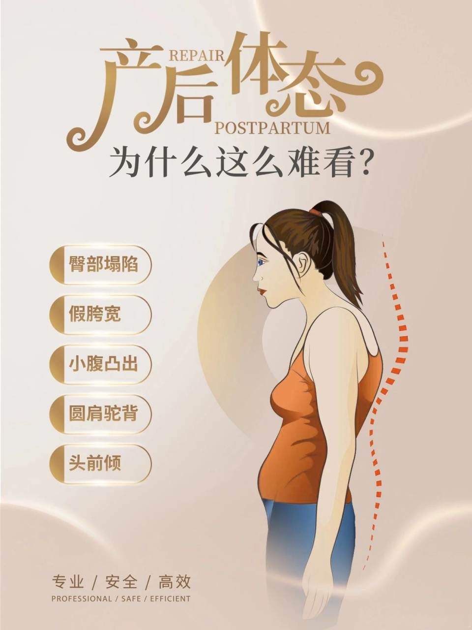 产后体态为什么这么难看6315  产后体态难看和怀孕脱不了干系60